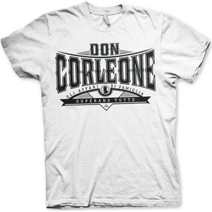The Godfather Don Corleone Superano Tutto T-Shirt White-XL