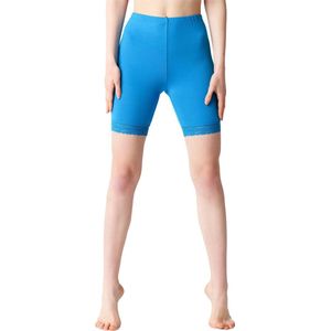 Bellivalini BLV-BLV50-216-LE Dames Leggings - Sport - Vrijetijdsbroek - Kort - Viscose - Sporbroek - Yogabroek - Blauw - XXXL