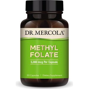 Dr Mercola - Methyl Folate - Foliumzuur 5000 mcg - 30 Capsules