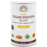 Mattisson - Biologische Vegan Proteïne Blend 63% - Eiwitpoeder - Vanille - 400 Gram
