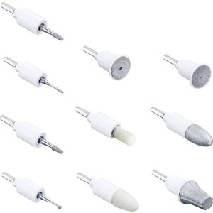 Replacement Kit Replacement Attachments for MP 64 Manicure Pedicure Set Made of High Quality Sapphire and Felt for Nail Care on Hands and Feet