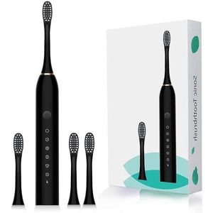 Elektrische Tandenborstel 6 Niveaus Mode USB Oplaadbaar IPX 7 Waterdicht - Draagbare Tandenborstel Voor Thuis - Effectieve Tandreiniging