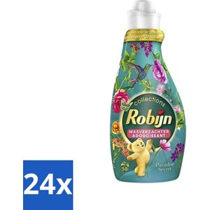 Robijn Collections - Wasverzachter - Paradise Secret - 1,25L - 50 Wasbeurten - Voordeelverpakking - 24 stuks