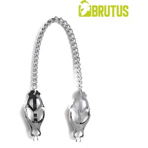 BRUTUS METAL - JAPANESE CLOVER - Nipple Clamps - Silver