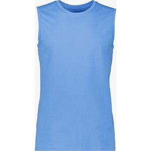 Unsigned basic heren singlet lichtblauw - Maat M