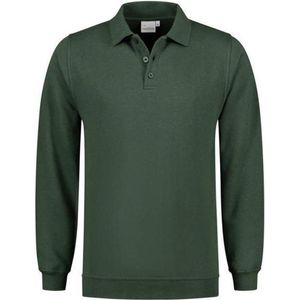 Santino Robin Polo Sweater lange mouw - Donkergroen - L