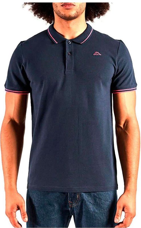 Kappa - Ezio - Poloshirt - Blauw - 100% Katoen