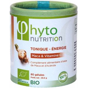 Flamant Vert Phyto Nutrition Organic Tonic en Energie 80 Capsules