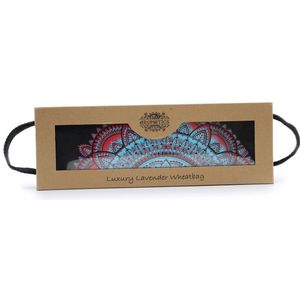 Luxe Lavendel Tarwezak in Geschenkdoos - Kersenpitkussen - Warmtekussen - Mandala Print
