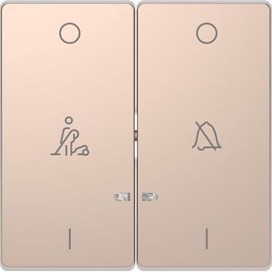 Schneider Electric D Life seriewip met opdruk - champagne metallic (MTN3429-6051)