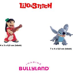 Bullyland - Disney Lilo en Stitch Speelset - Taarttoppers - 2 stuks (+/-  6 cm)