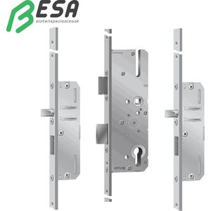 KFV Meerpuntsluiting AS2300 92/30 met 2 pinnen Voorplaat: 24mm U-Vorm, B001