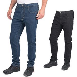 Heren Stretch Denim Werkkleding Jeans Marineblauw