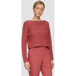 s.Oliver - BLACK LABEL - Strikpullover - Lila/Pink