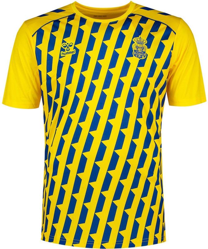 Hummel Ud Las Palmas 25/26 Voor De Wedstrijd T-shirt Met Korte Mouwen Geel M Man