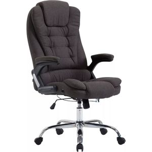 In And OutdoorMatch Premium Bureaustoel Genesio Kirk - stof - Grijs - Op wielen - Ergonomische bureaustoel - Voor volwassenen - In hoogte verstelbaar