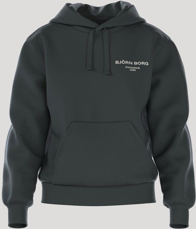 Björn Borg Essential 1 Trui Met Capuchon Dames Hoodie - Maat L - Urban Chic Groen - Vrouwen Trui