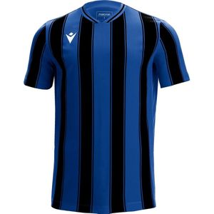 Macron Sceptrum Shirt Korte Mouw Kinderen - Royal / Zwart | Maat: 164