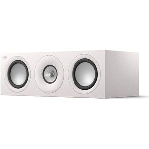 KEF Q6 Meta - Passieve HiFi-midden/LCR-luidspreker - Satin White - 3-weg gesloten behuizing - 10 cm Uni-Q-driver met MAT