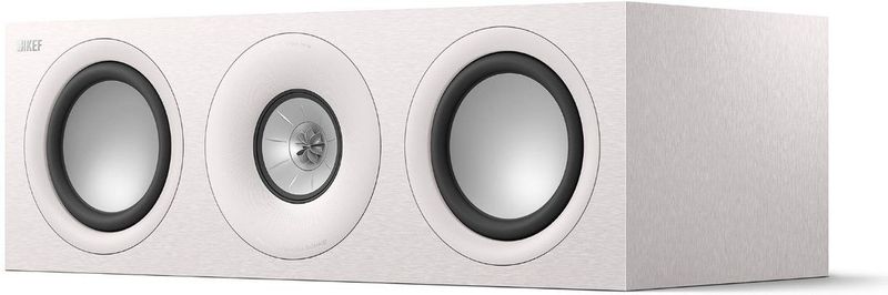 KEF Q6 Meta - Passieve HiFi-midden/LCR-luidspreker - Satin White - 3-weg gesloten behuizing - 10 cm Uni-Q-driver met MAT