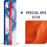 Vopsea Semipermanenta Wella Professionals Color Touch 0/34, 60ml