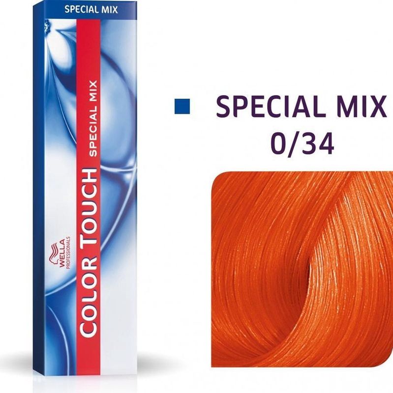 Vopsea Semipermanenta Wella Professionals Color Touch 0/34, 60ml