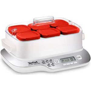 yoghurtmaker 6 potten van 140ml 450w - tefal - yg660132