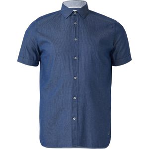 s.Oliver - Hemd - Regular Fit - Korte Mouwen - Katoen - Minimalistisch Dessin