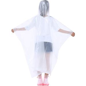 Regenponcho voor Kinderen - Waterdichte Herbruikbare Poncho met Capuchon