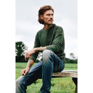 Kultivate KN OBLIQUE CREW Riffle Green (2401020801 - 762)