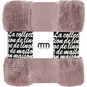 Maison Maison - Plaid - Teddy Bear - Unikleur Violet Ice - 240x200cm