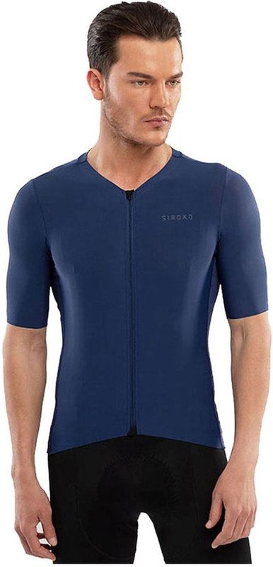 Siroko - SRX Pro Tirreno - Korte Mouw Wielertrui - Blauw - 2XL Man