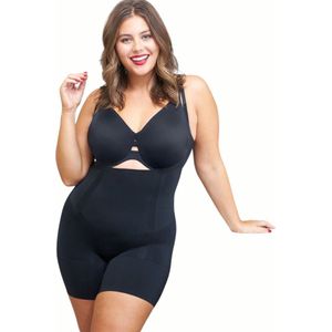 Oncore Open Bust Mid Tigh Bodysuit SPANX | Black