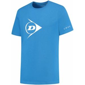 Dunlop - Ap Essentials Promo Tee - Sportshirt - Royal Blue - Katoen/Polyester