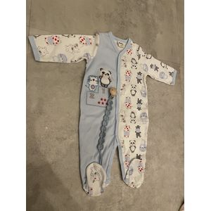 Baby pyjama met handgemaakte speenkoord - Babykleding jongens