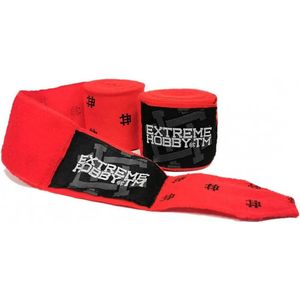 Extreme Hobby - Boxing Hand Wraps - Boksbandages - Red - Rood