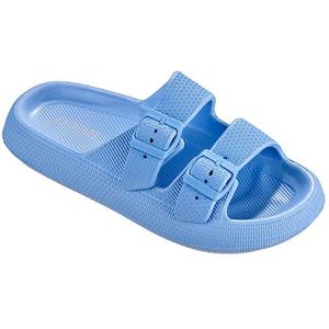 BECO dames badsandalen Airkiss leisure - blauw - maat 36