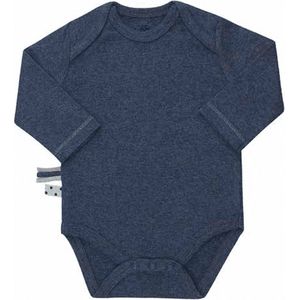 Organicera Biologische romper lange mouwen blauw Blauw 12-18m