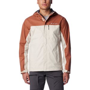 Columbia Pouring Adventure™ II Jacket Regenjas - Jas voor Heren - Waterdichte Jas - Bruin - Maat XL