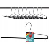 MAWA KH35 - Hanger - Zwart - Antislip Coating - Set van 10