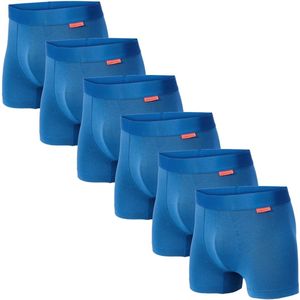 Undiemeister Boxershort heren - 6-pack - Iced Glacier (Blauw) - Naadloos Ondergoed Onderbroek mannen - Mellowood Tencel - Ademend, Anti-Bacterieel, Naadloos - Boxershorts - Maat M