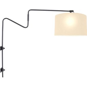 Steinhauer wandlamp Linstrøm - zwart - metaal - 3724ZW