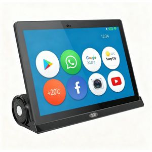 Wiesba WB71 senioren tablet 10.1″ 4G SOS knop - Docking station -Tablet voor senioren - Ouderen Tablet - Beste tablet voor senioren - Senioren tablet kopen - Grote letter tablet voor senioren - Senioren tablet met simkaart