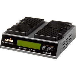 Jupio Gold Mount battery Charger - Accu Broadcast