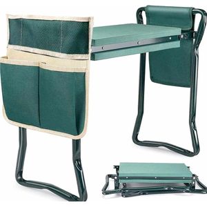 Tuin kniebank-tuinkrukjes-kniebank tuinieren-Tuinkruk-Opvouwbaar kniebank en Zitje-met 150kg -Voor Vrouwen Mannen Senioren Tuinman