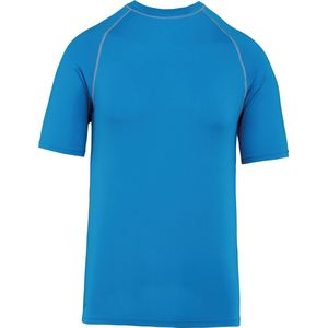 Herensportshirt met korte mouwen en UV-bescherming 'Proact' Aqua Blue - XXL