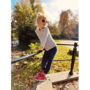 Silky Label vest met rits Stunning Grey - maat 74/80 - grijs