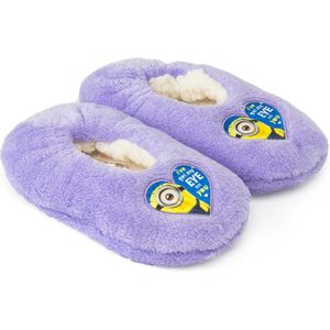 Minions Pantoffel Slofjes - Paars - Maat 29/30