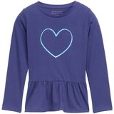 TOM TAILOR - Shirt - Navy - Lange Mouwen - Normale Pasvorm