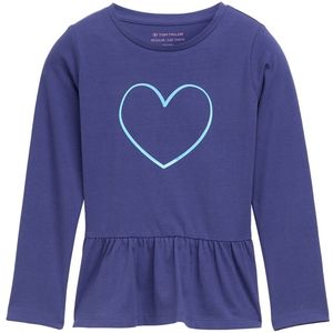 TOM TAILOR - Shirt - Navy - Lange Mouwen - Normale Pasvorm